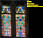 Stained Glass window in the Duomo, Pisa